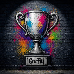 Graffiti Silver Cup