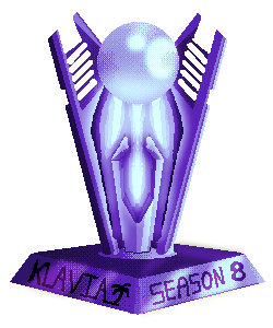 S8 Heatwave Amethyst Cup — Awarded for 7,500 races during Klavia season VIII, Heatwave!