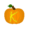 Klav-o-lantern — A festive jack-o-lantern ready to brighten up any porch with the Klavia K carved out right in the middle.